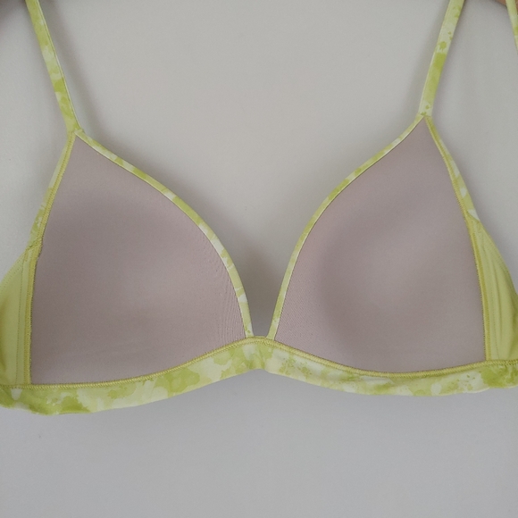 Lululemon Deep Sea Swim Bikini Top Size 4 Dappled Blossom Yellow Multi - Picture 15 of 16